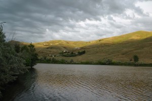 At our camp along the Snake River