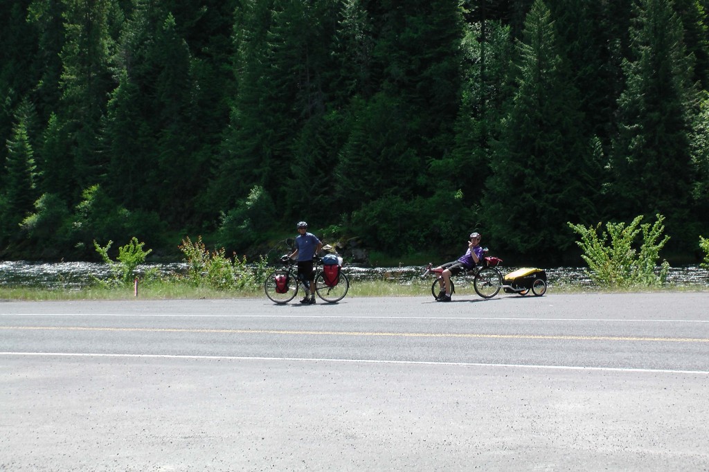 Joe and Chris stopped at Lowell, ID