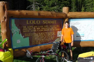 Joe at Lolo Pass Summit