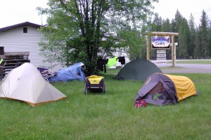 Camp at the Swan Valley Center General Store in Condon, MT