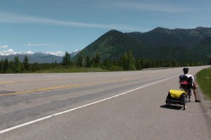 The view as we approach West Glacier, MT