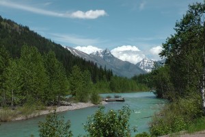 The Middle Fork of the Flathead River along Route 2