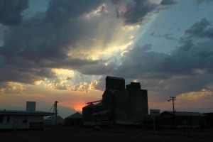 Sunset in Chinook, MT