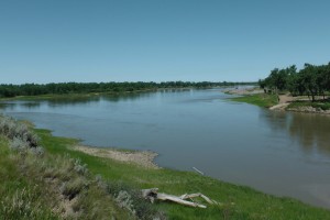 The Missouri RIver, Wolf Point, MT