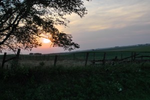 Atop the last hill before Lowden, IA