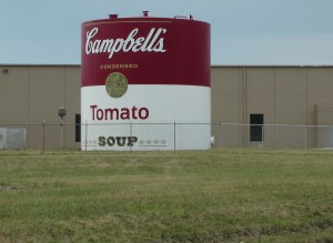 Napoleon, OH is the home of Campbell's Tomato Soup