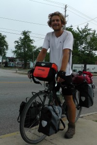 Jacob from Germany. Riding Boston to Oregon.