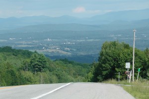 Vermont in the distance.