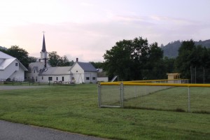 Our campsite in Sharon, VT.